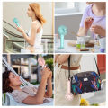 Mini Rechargeable Hand Fan, 3 Speed Travel Fan, 1200mAh USB Charging Fan. 