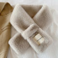 Winter Warm Furry Scarf Cloth Label sezf Super Warm and Western Style Imitation Fur Imitation Rabbit Fur Fake Collar Scarf for Women. 