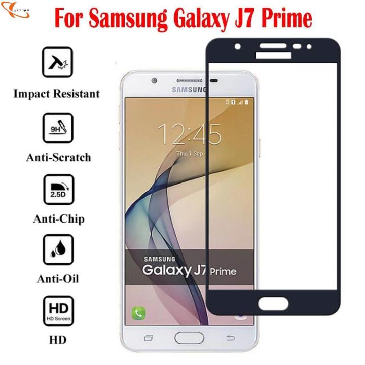 Samsung Galaxy j7 Prime Tempered Glass Screen Protector Gorilla Transparent 6D/9D/11D-Black