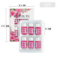 6pcs Perfume Aroma Fragrance Essential Oil Set for Aromatherapy Humidifier Water Soluble Home Room Car Air Freshener. 