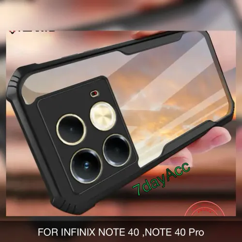 For%20Infinix%20Note%2040%204G%20Xunddu%20Shockproof%20TPU%20Bumper%20Clear%20Acrylic%20Mobile%20Phone%20Case%20Back%20Cover%20-%20Image%203
