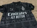 AC Milan 4th Kit 2024 Football Jersey Black. 