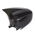 Car Carbon Fiber Ox Horn Rearview Side Glass Mirror Cover Trim Frame Side Mirror Caps for 2004 2005. 