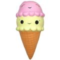 Super Jumbo Kawaii Cartoon Ice Cream Doll Squishy Soft Slow Rising Stress Relief Toys for Kids Baby Xmas Birthday Gift 17*8.5 CM.