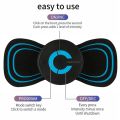 Battery/Rechargeable 2 models New EMS Electric Neck Back Massager Pain Relief Shoulder Leg Patch Stimulator Relax Massage Tools. 