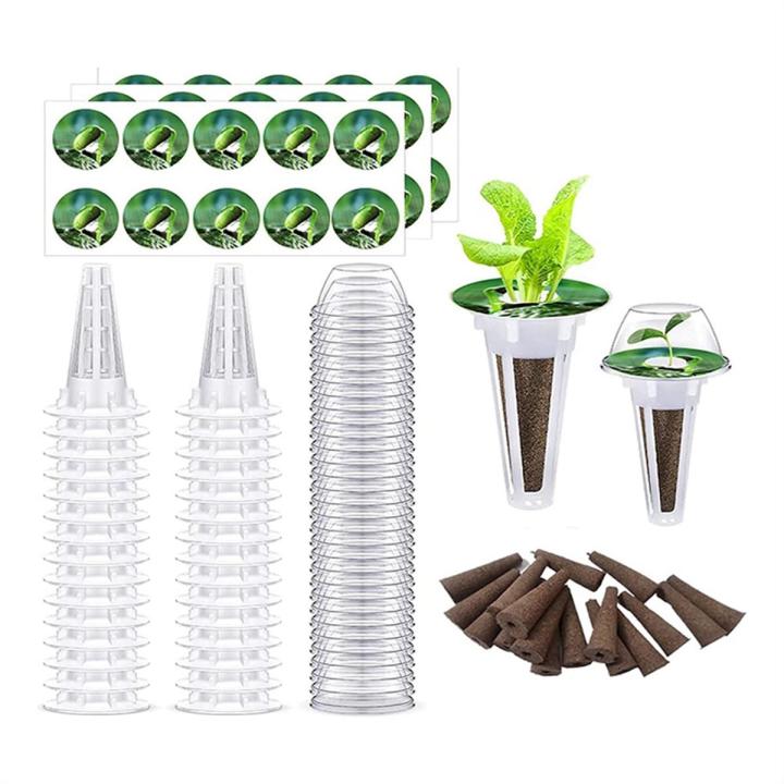 Replacement Spare Parts 24PCS Seed Pod Kit for Aerogarden, Hydroponics Grow  Anything Kit Garden Seed Starting System Indoor Hydroponics Supplies