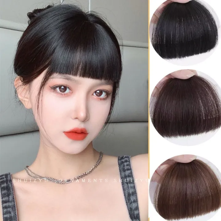 Korean%20Natural%20Forehead%20Ins%20Hair%20Fake%20Fringes%20Air%20Bangs%20Wig%20Female%20Piece%20Real%20Comic%20Flush%20Bangs%20Invisible%20Wig%20-%20Image%204