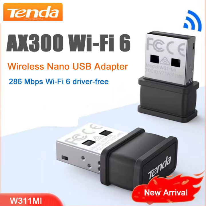 Tenda%20AX300%20Wi-Fi%206%20Wireless%20USB%20Adapter-%20Black%20-%20Image%203