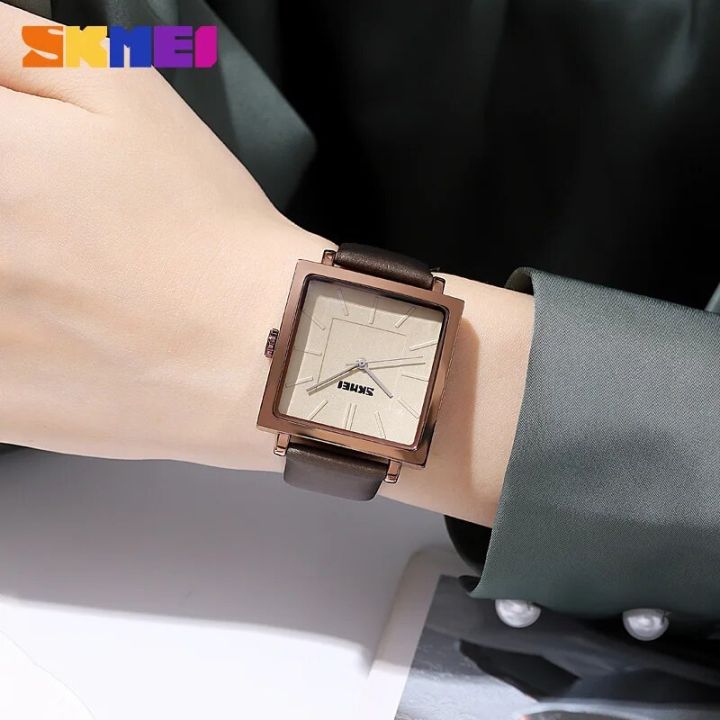 SKMEI%202032%20Women%20Quartz%20Watch%20Luxury%20Leather%20Strap%20Waterproof%20Women's%20Clock%20Casual%20Simple%20Girl%20Wristwatch%20Reloj%20Hombre%201961%201620%20-%20Image%204