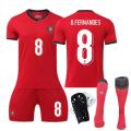 Cup ortugal home jersey size 7 Cristia onaldo children's adult set football jersey. 