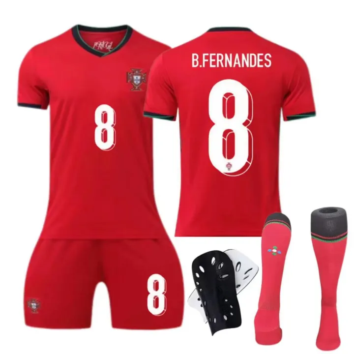 Cup%20ortugal%20home%20jersey%20size%207%20Cristia%20onaldo%20children's%20adult%20set%20football%20jersey%20-%20Image%203