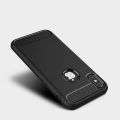 Rubber Carbon Fiber Case For iPhone X XR XS MAX Ultra Thin Silicone Cover Coque. 
