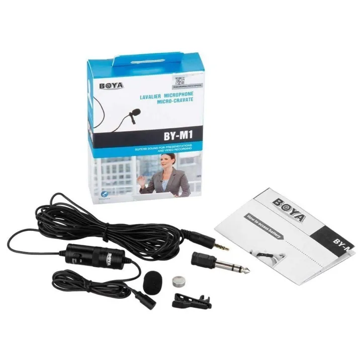 BOYA%20M1%20Microphone%20Professional%20Microphone%20for%20Mobile%20and%20DSLR%20-%20Black%20-%20Image%202
