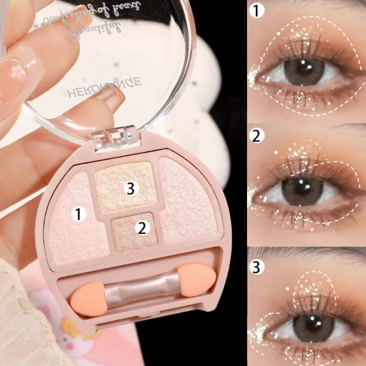 HERORANGE%20Waterproof%20and%20Long-lasting%20Shadow%20Palette%20/%20Makeup%20Cosmetics%20/%20Mist%20Lying%20Silkworm%20Eyeshadow%20Comprehensive%20Dish%20/%20Broken%20Diamond%20Pearlescent%20Highlighter%20Powder%20-%20Image%204