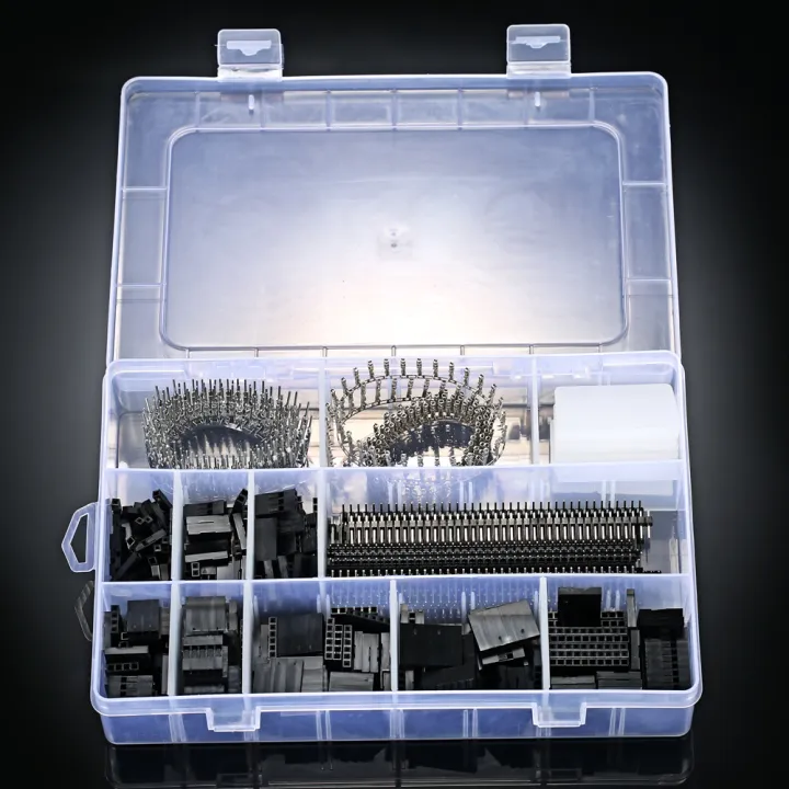 KOGEEK%201450PCS%202.54mm%20PCB%20Jumper%20Wire%20Pin%20Header%20Connector%20Female%20Male%2040Pin%20Box%20Packaging%20Kit%20Electronic%20Components%20Set%20Compatible%20with%20Arduino%20Dupont%20-%20Image%204