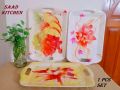 Exclusive Perty Melamine Serving Trays/Platters 18 Inch Large Multi Design. Tea Breakfast Bread Tray Snack Plate And Food Tray, Dishwasher Safe. Melamine Plastic Tray..