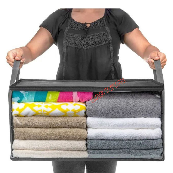 Large Cloth Storage Bag, Cloth Organizer Bag up to 20 cloth can be store