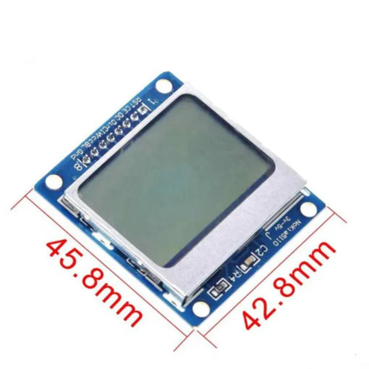 N-o-k-i-a 1.6" Inch 5110 LCD Display Screen Module With Backlight PCD8544 For Arduino Raspberry Pi B+ B Electronics Circuitry & Parts