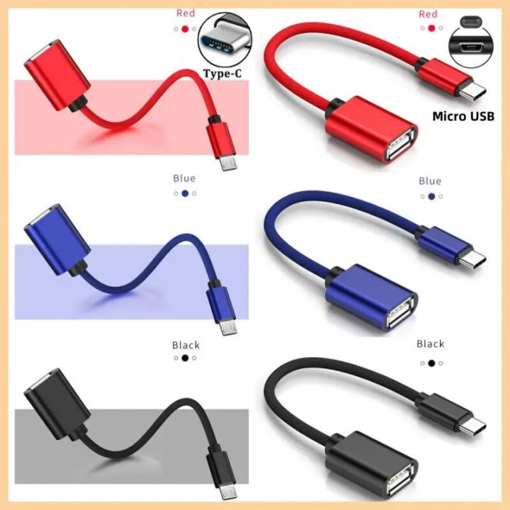 New Micro USB OTG Type-C To USB Adapter Cable Type C Micro USB To USB A Converter For USB Type C Android Phone USB Flash Drive