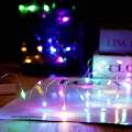 Battery-operated 2M length Decoration 20 LED string lights with mini micro copper wire. 