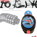 4 Digit Multifunctional Combination Keyless Password Anti-Theft Bicycle Shock Vibration Bike Security Cycling Lock Multicolor. 