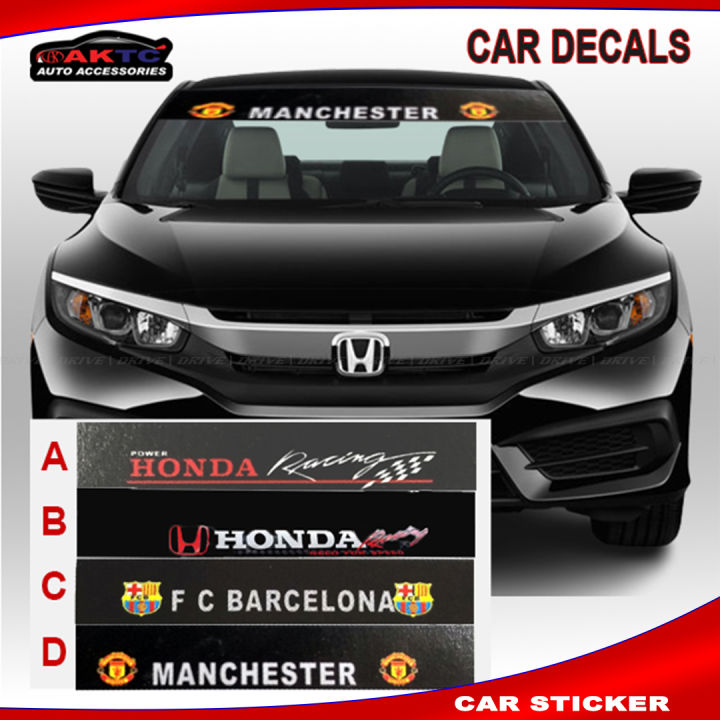 Car Windshield reflective sticker | Glass sticker Vinyl Decal Sticker CAR FRONT Windshield Glass Sticker-1 pc