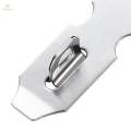 Door Lock Hasp Latch Heavy Duty Safety Padlock Clasp for Shed Door Container.