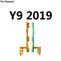 New Power On Off Volume Button Flex Cable For Huawei Y9 Y7 Y6 Pro Y5 Prime 2019 2018 2017 Repair Parts.