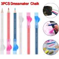 3Pcs/Set Fabric Erasable Sewing Accessories Patchwork Garment Pencil Dressmaker Pens Marker Pen Tailor's Chalk.