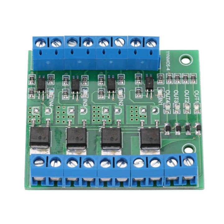 PWM%20MOS%20FET%20Module%204-Channel%20PLC%20Amplifier%20Circuit%20Board%20Driver%203-20V%20to%203.7-27VDC%2010A%20-%20Image%202