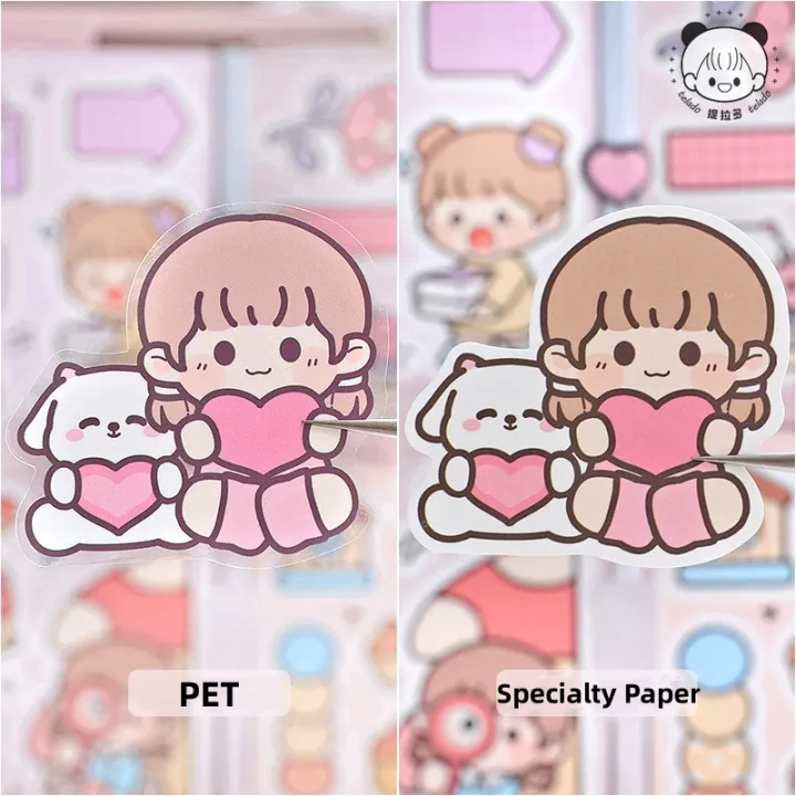 Sweet%20Journal%2072PCS%20Soft%20and%20Cute%20Series%20Precut%20Stickers%20Diary%20Journaling%20Decorative%20Crafts%20Scrapbooking%20DIY%20Box%20Sticker%20-%20Image%202