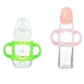 Baby Bottle Universal Handle Soft Silicone Wide Mouth Grip Multicolor Heat Resistant Feeding Bottles Accessories. 