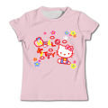 Hello Kitty tshirt kids clothes girls trucksuit T-shirts short sleeve streetwear baby boy clothes sets casual tops. 