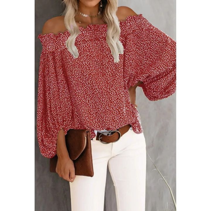 Elegant%20Blouse%20Flower%20Autumn%20Off%20Shoulder%20Long%20Sleeve%20Chiffon%20Shirt%20Lantern%20Sleeve%20Loose%20Top%20Lady%20-%20Image%206