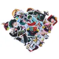 50Pcs/Pack My Hero Academia Japan Anime Stickers for DIY Skateboard Guitar. 