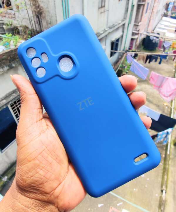 For ZTE Blade A52 Textured Shockproof Back Case Silicone Back Case