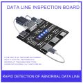 DT3 Data Cable Detection Board USB Cable Tester for IOS Android Type-C Short Circuit On-Off Switching Test Board Tool. 