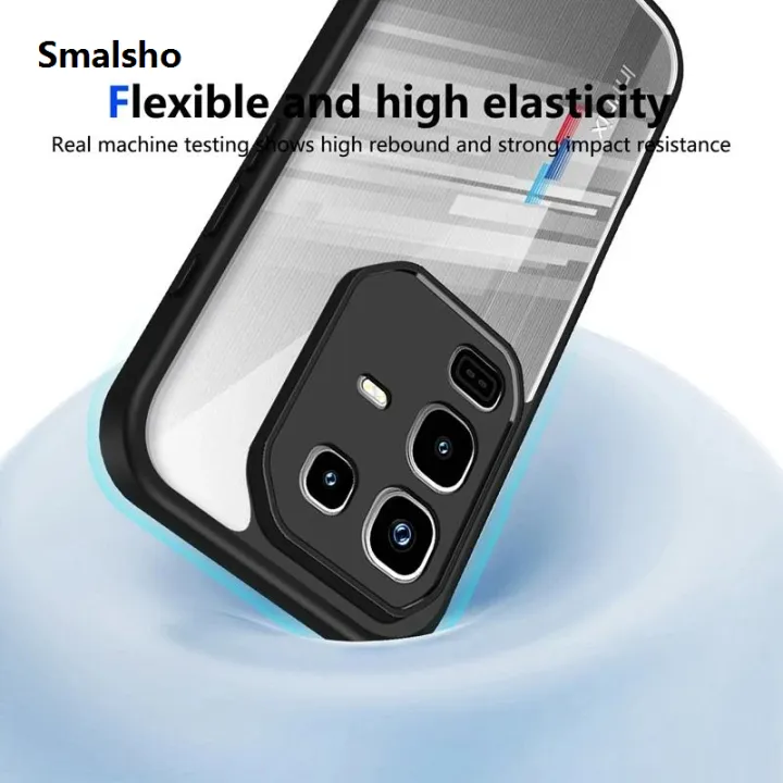Luxury%20Silicone%20Edge%20Phone%20Clear%20Case%20For%20Infinix%20Note%2050/X%2040/X%20Pro%20Plus%2040S%204/5G%20PC%20Back%20TPU%20Shockproof%20Bumper%20Protector%20Cover%20-%20Image%206