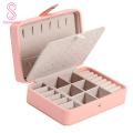 The mini jewelry box has a sturdy appearance to store jewelry, but is small enough to save space and is lightweight, making it perfect for keeping in your suitcase or drawer and super convenient when traveling!.