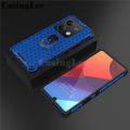 For Redmi Note 13 Pro Plus case Clear Rugged Honeycomb Design Silicone Armor Shockproof Kickstand Holder For Redmi Note 13 Pro Back Cover Phone Cases. 