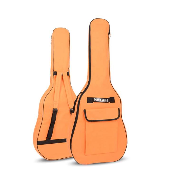 40/41 Inch Oxford Fabric Acoustic Guitar Gig Bag Soft Case Double Shoulder Straps Padded Guitar Waterproof Backpack