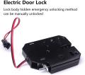 DC 12V Intelligent Electric Door Lock for File Cabinet Door.
