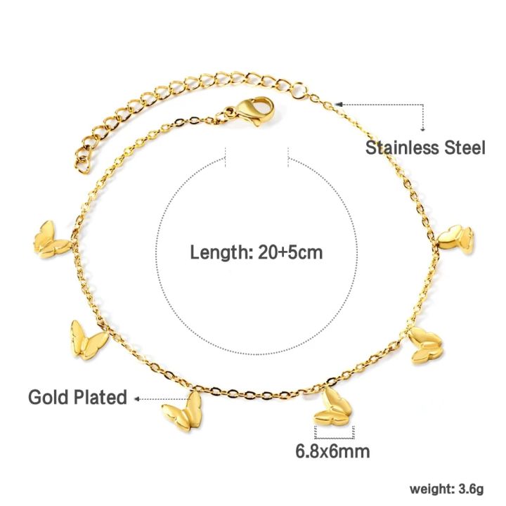 LUXUSTEEL%20Women%20Mini%20Heart%20Shape%20Charms%20Anklets%20Stainless%20Steel%20Leg%20Chains%20Ankle%20Beach%20Foot%20Jewelry%20Holidays%20Accessories%20-%20Image%207