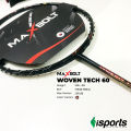 Malaysia Imported MAXBOLT WOVEN TECH 60 Unstrung Badminton Smash Racket Bat. 