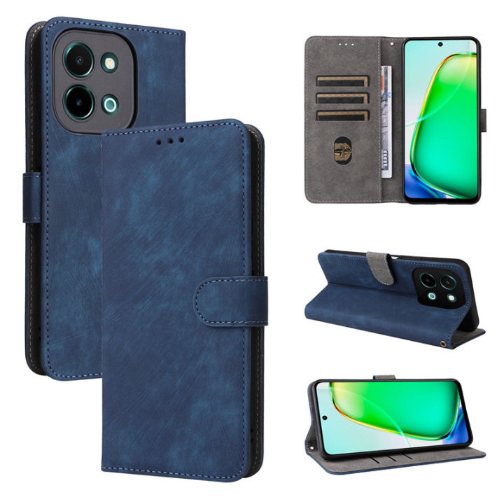 vivo%20Y28%204G%20Wallet%20Phone%20Case%20with%20RFID%20Blocking%20Credit%20Card%20Holder,%20PU%20Leather%20Flip%20Folio%20Case%20Wallet%20with%20Kickstand%20Protective%20Case%20-%20Image%205