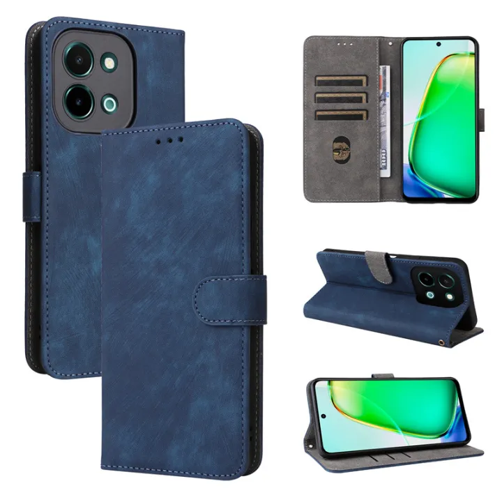 vivo%20Y28%204G%20Wallet%20Phone%20Case%20with%20RFID%20Blocking%20Credit%20Card%20Holder,%20PU%20Leather%20Flip%20Folio%20Case%20Wallet%20with%20Kickstand%20Protective%20Case%20-%20Image%205