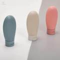 3Pcs Portable Travel Bottles Set Squeezable Toiletries Containers for Lotion. 
