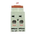 Solar and AC MCB 10A/16A/20A/25A/32A/40A/50A Single Double Pole Circuit Breaker 230V/400V 500V Solar System Battery Inverter Safety Switch.