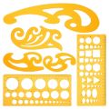 6 Pieces French Curve and Template Ruler Set Drawing Template Tool Circle Templates for Personal Drawing and Drafting.