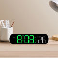 GC Digital Alarm Clock For Bedrooms, 6.5 Inch LED Display Desk Alarm With 3 Levels Brightness Adjustable, Table Clock With Temperature C°/F° Display For Living Room. 